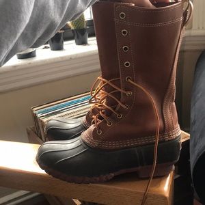 Ll bean boots 100th anniversary red sole